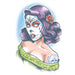 Tinsley Day of the Dead - Lolita Temporary Tattoo
