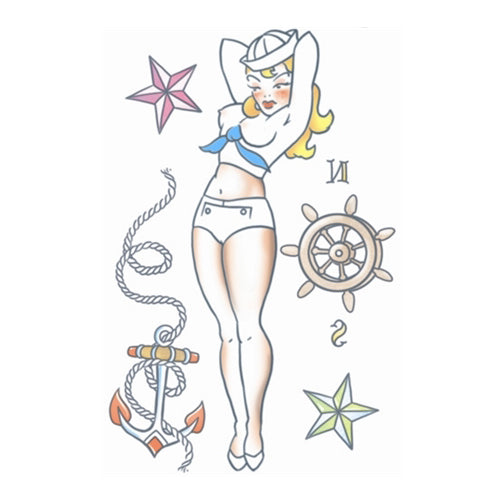 Tinsley Transfer Sailor Pin Up Girl