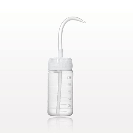 Qosmedix Wide Mouth Wash Bottle With Curved Tip 100ml